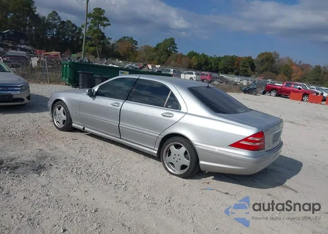 2000 Mercedes-Benz S 500 z USA, uszkodzony, nr VIN WDBNG75J2YA096648